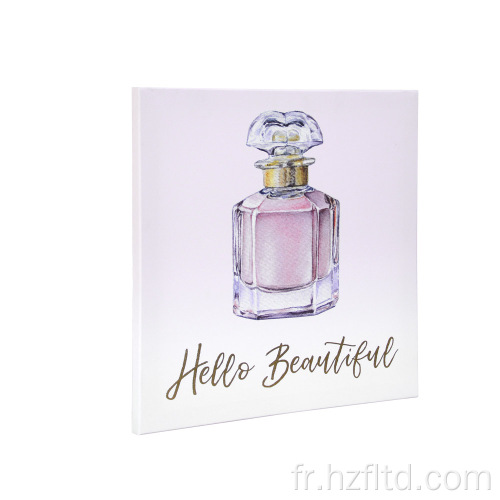 Parfum bonjour belle peinture de signe pour le salon